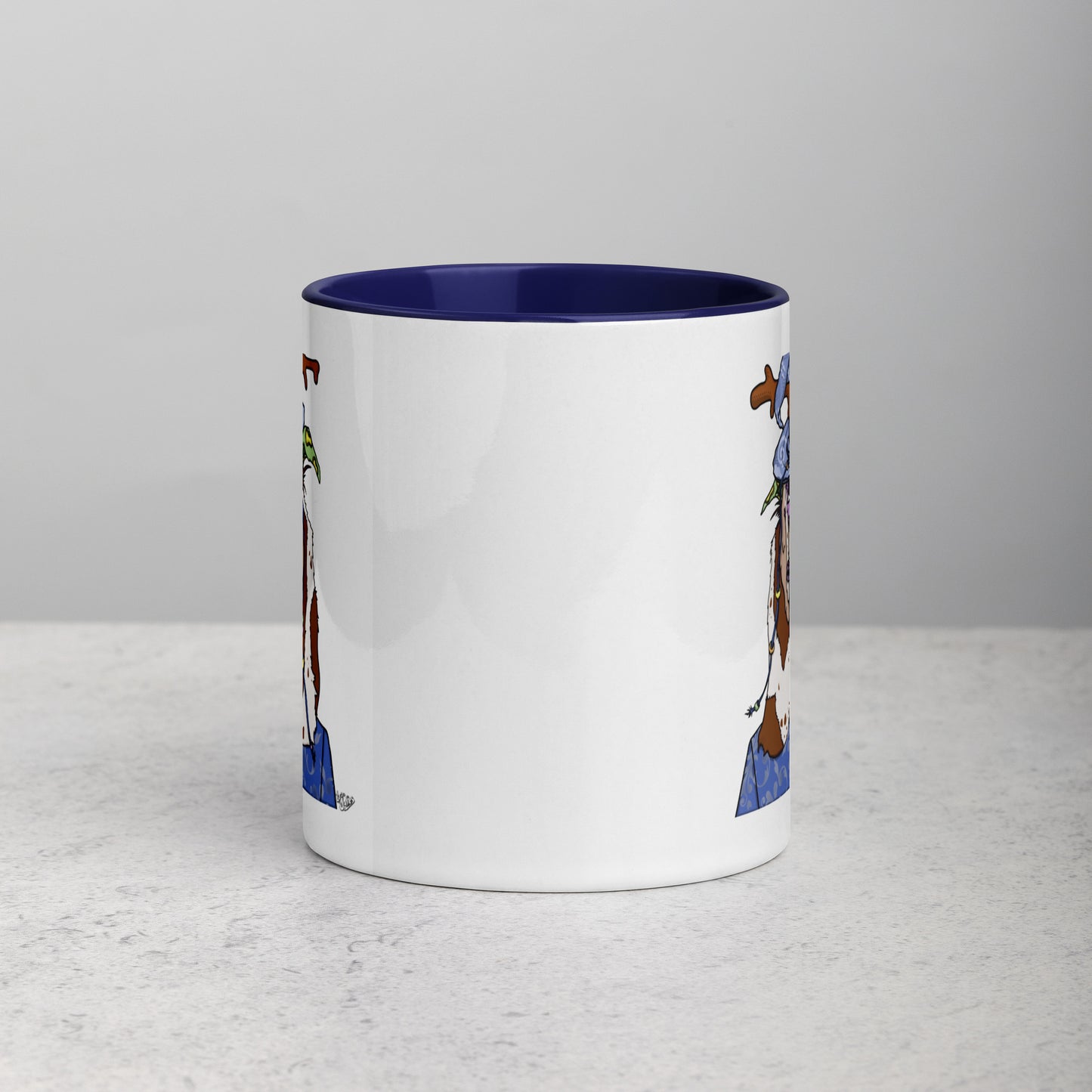 "Sir Snagglewood" Mug with Color Inside