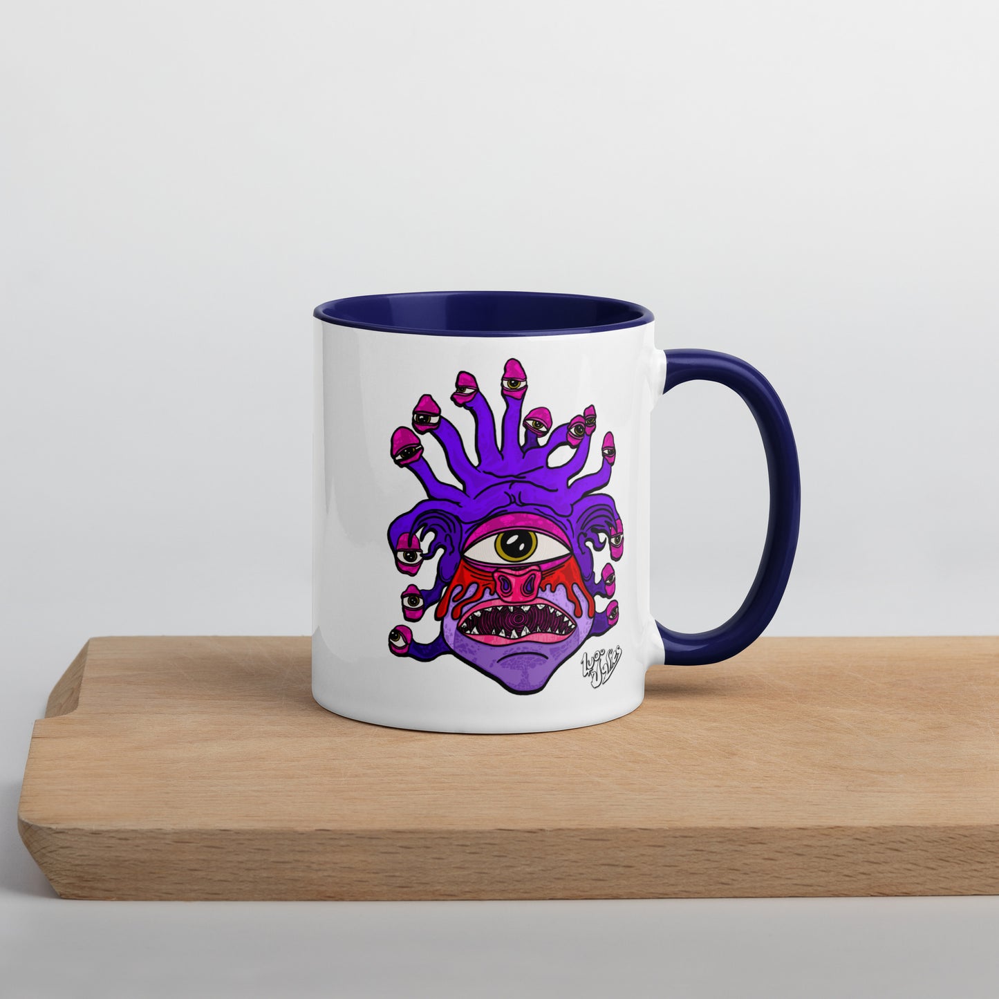 "Sir Gregor The Cyclops" Mug with Color Inside