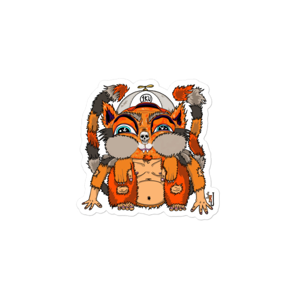 "Adventure Kitty Squirrel" Stickers