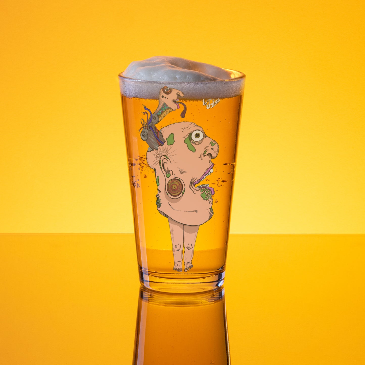 "Tarnished Bot" Shaker Pint Glass