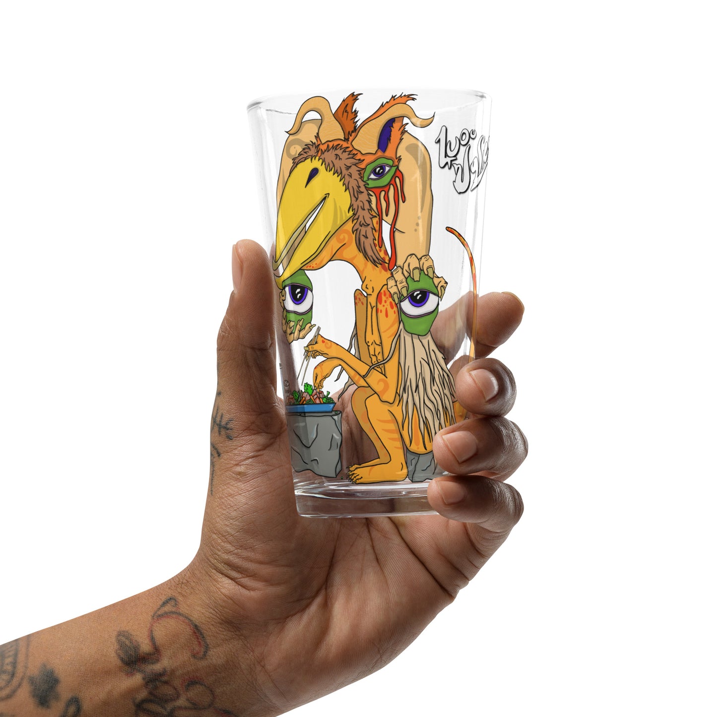 "Tofu Terror" Shaker Pint Glass