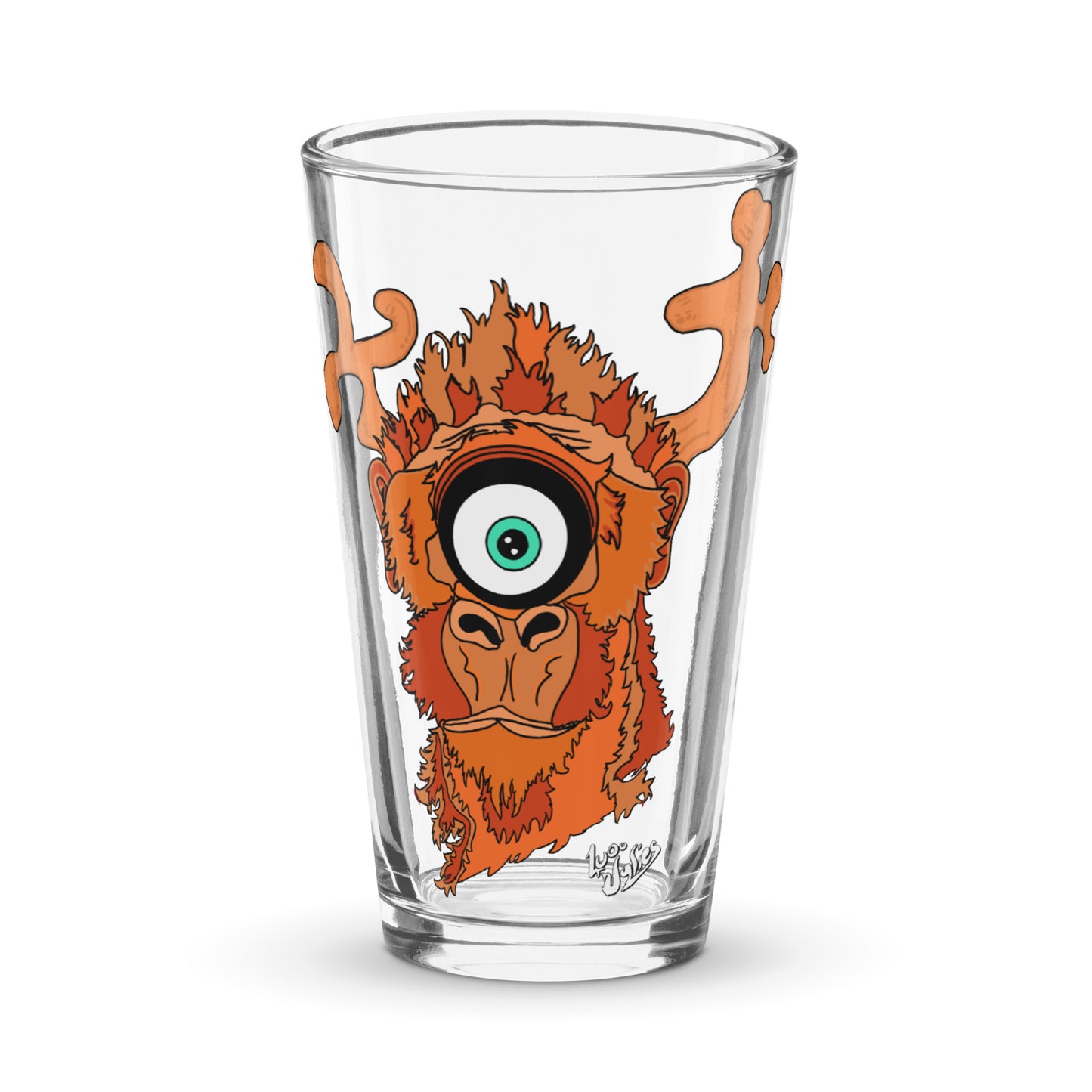 "Sir Monkeioose" Shaker Pint Glass