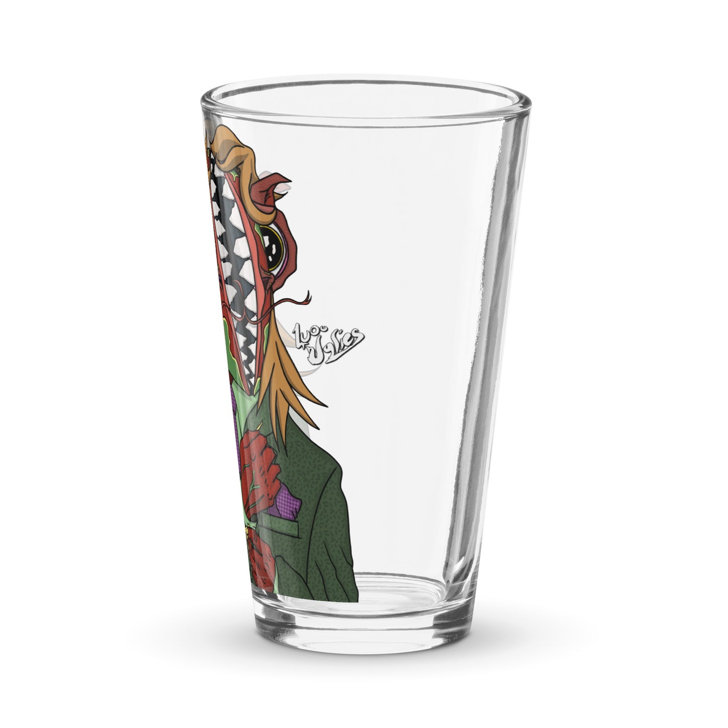 "Vincent Flytrap" Shaker Pint Glass