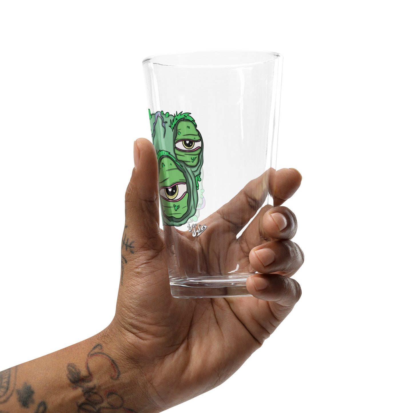 "Mossy Grumbler" Shaker Pint Glass