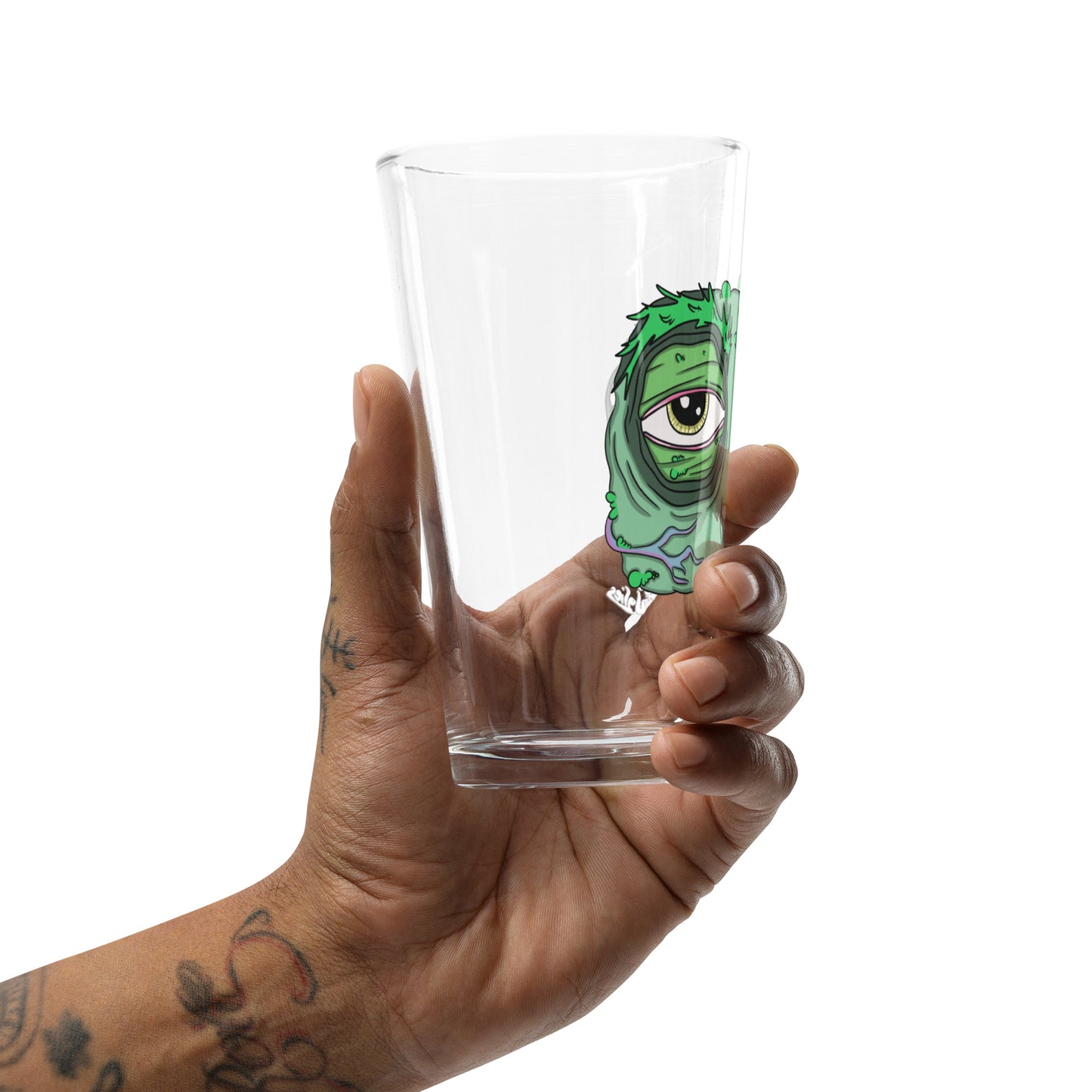 "Mossy Grumbler" Shaker Pint Glass