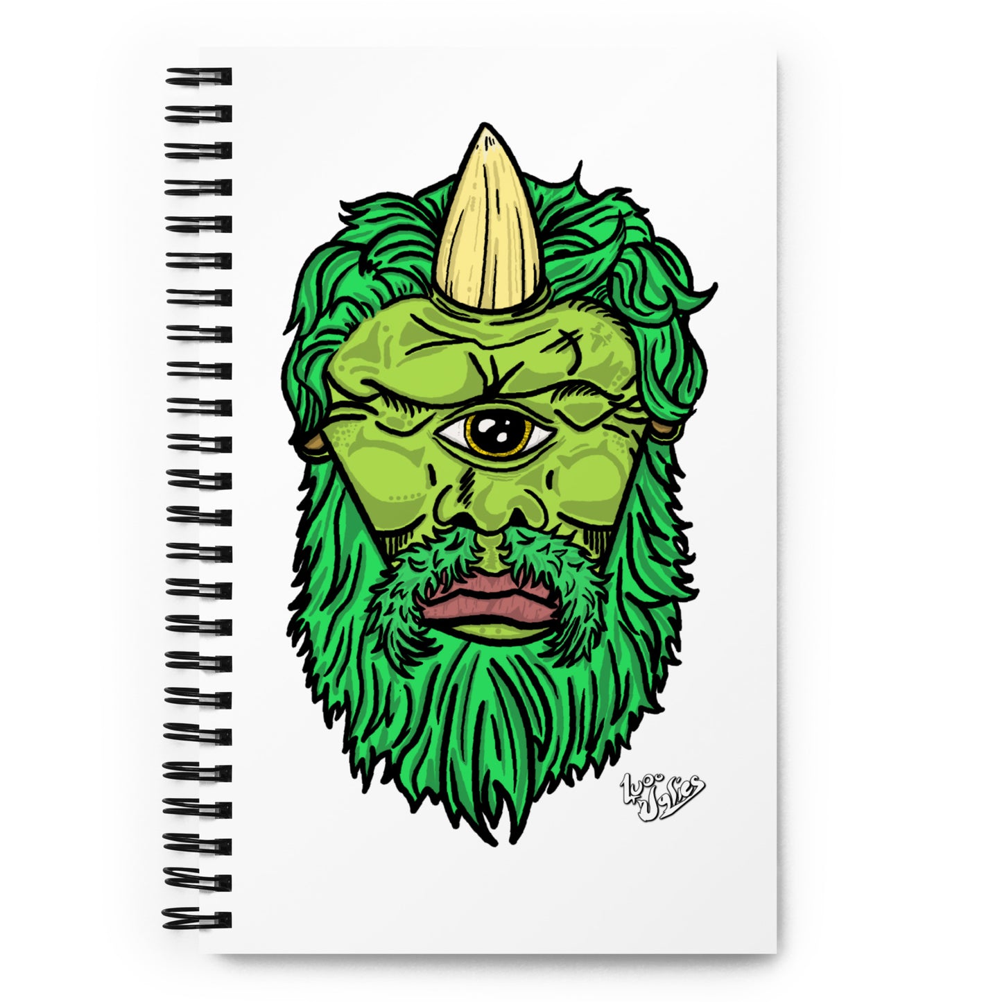 "Sir Chris The Cyclops" Spiral Notebook