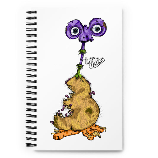 "Rotten Alien Pear" Spiral Notebook