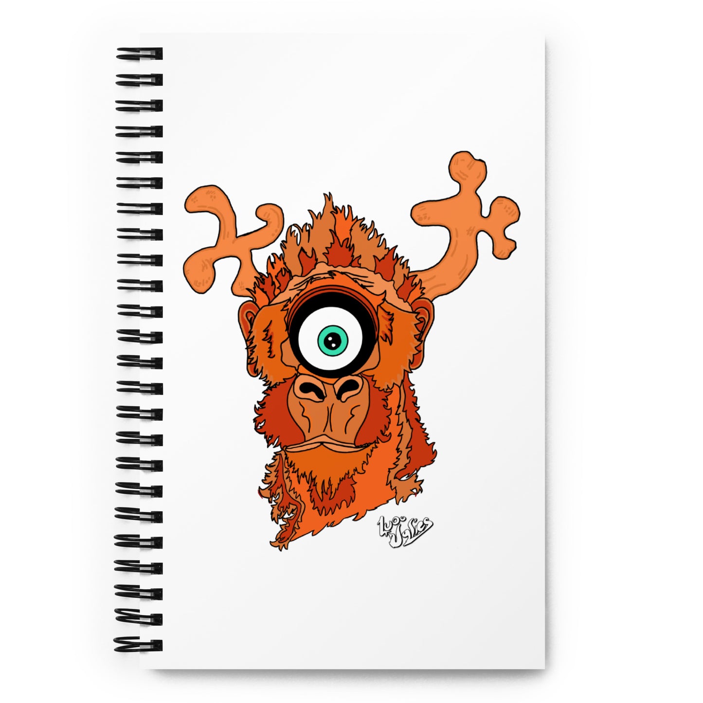 "Sir Monkeioose" Spiral Notebook