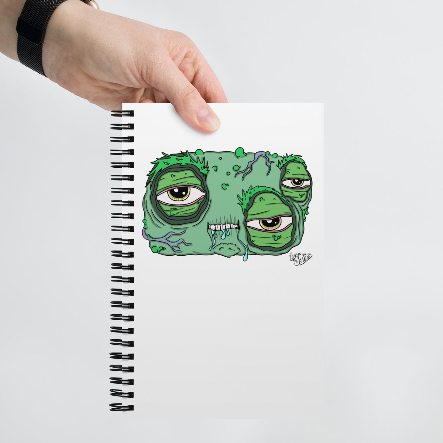 "Mossy Grumbler" Spiral Notebook