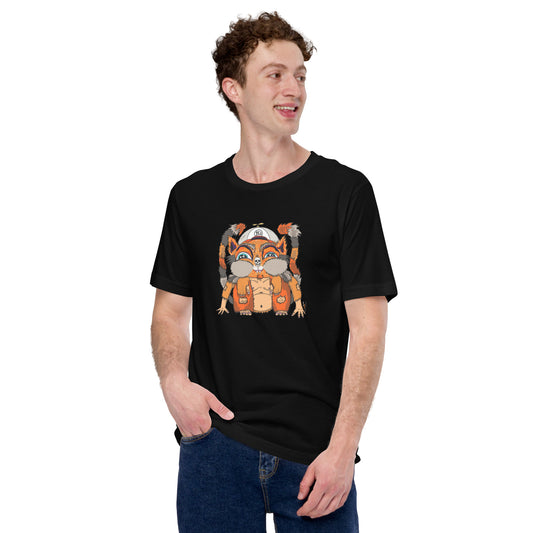 "Adventure Kitty Squirrel" T-Shirt