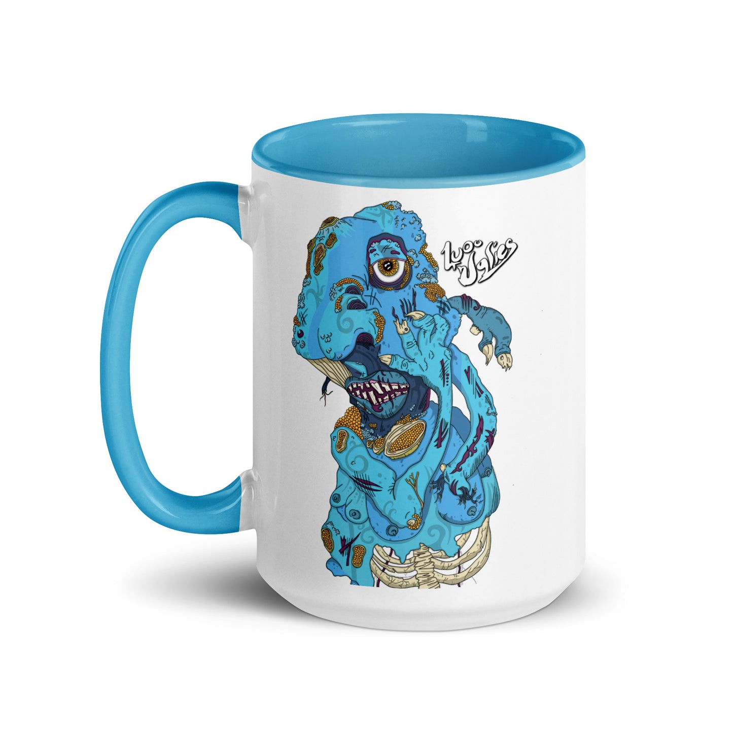 "Cursed Villager" Mug with Color Inside