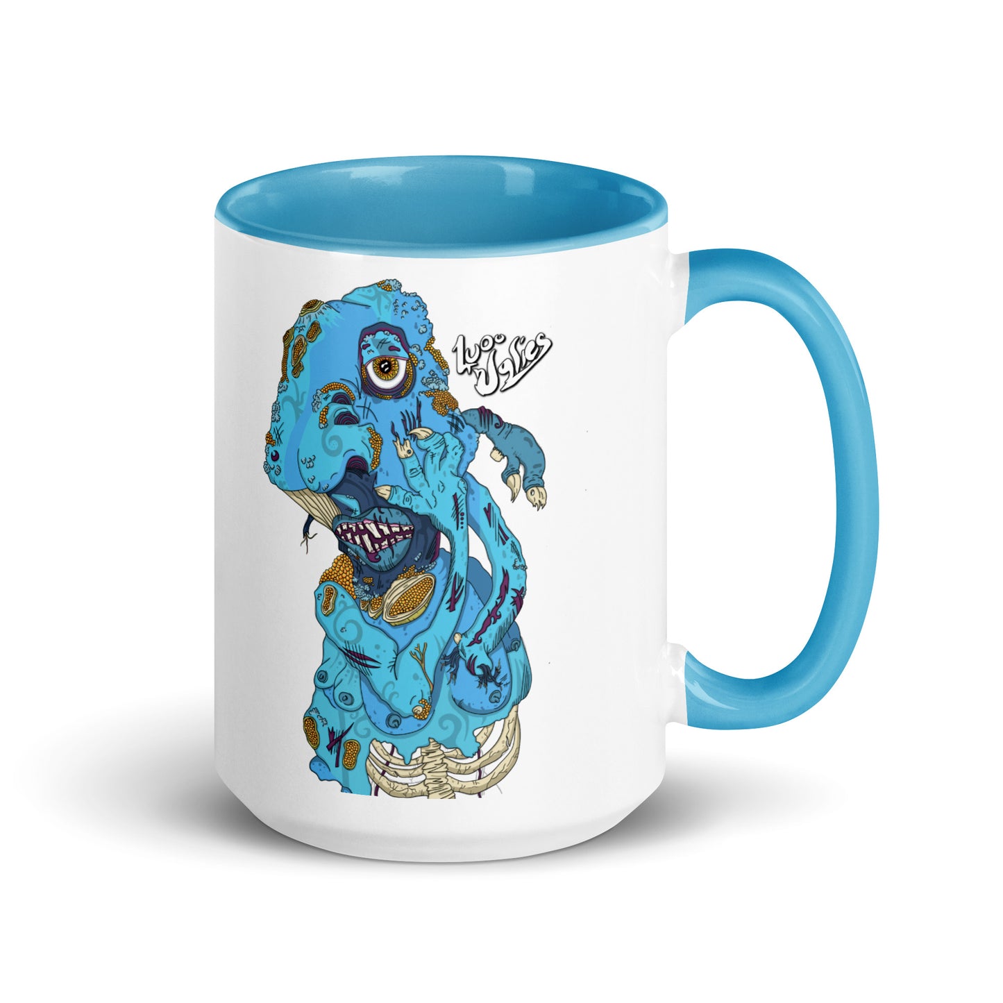 "Cursed Villager" Mug with Color Inside