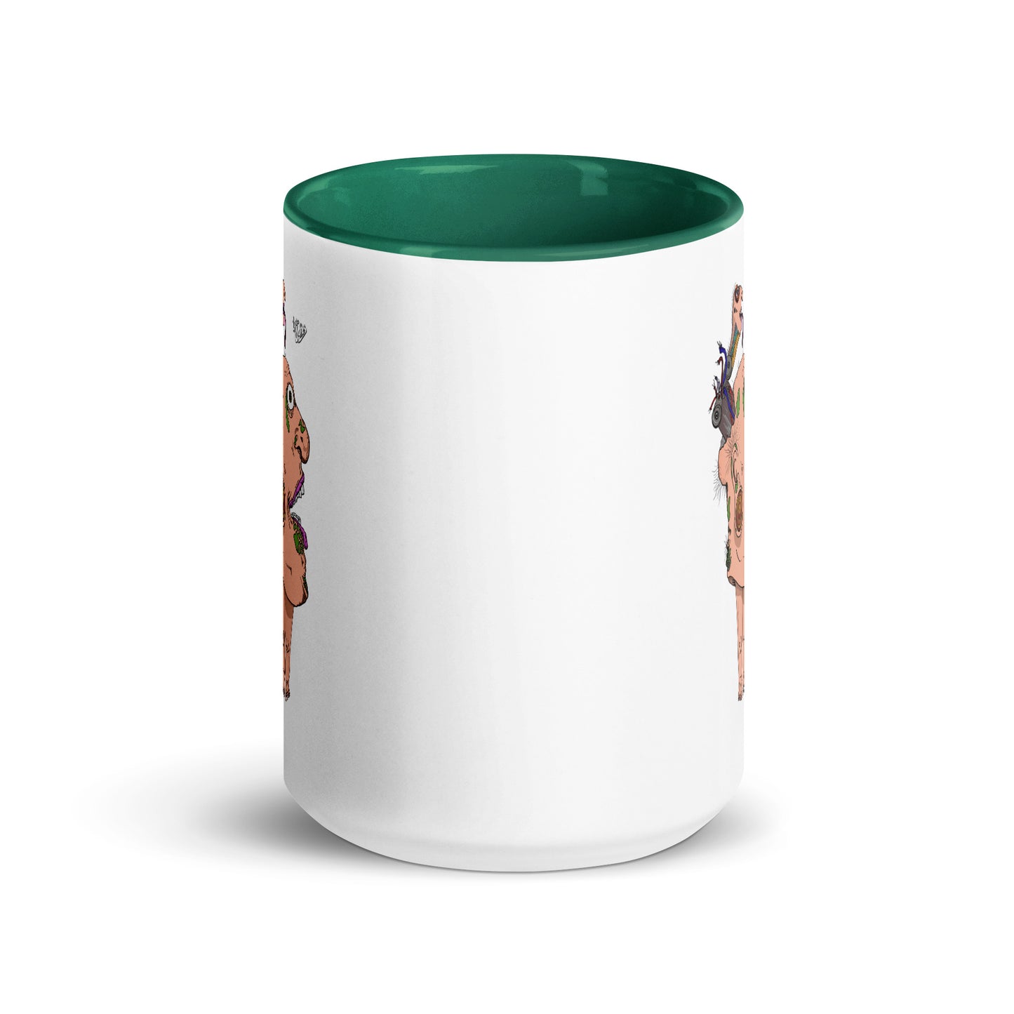 "Tarnished Bot" Mug with Color Inside