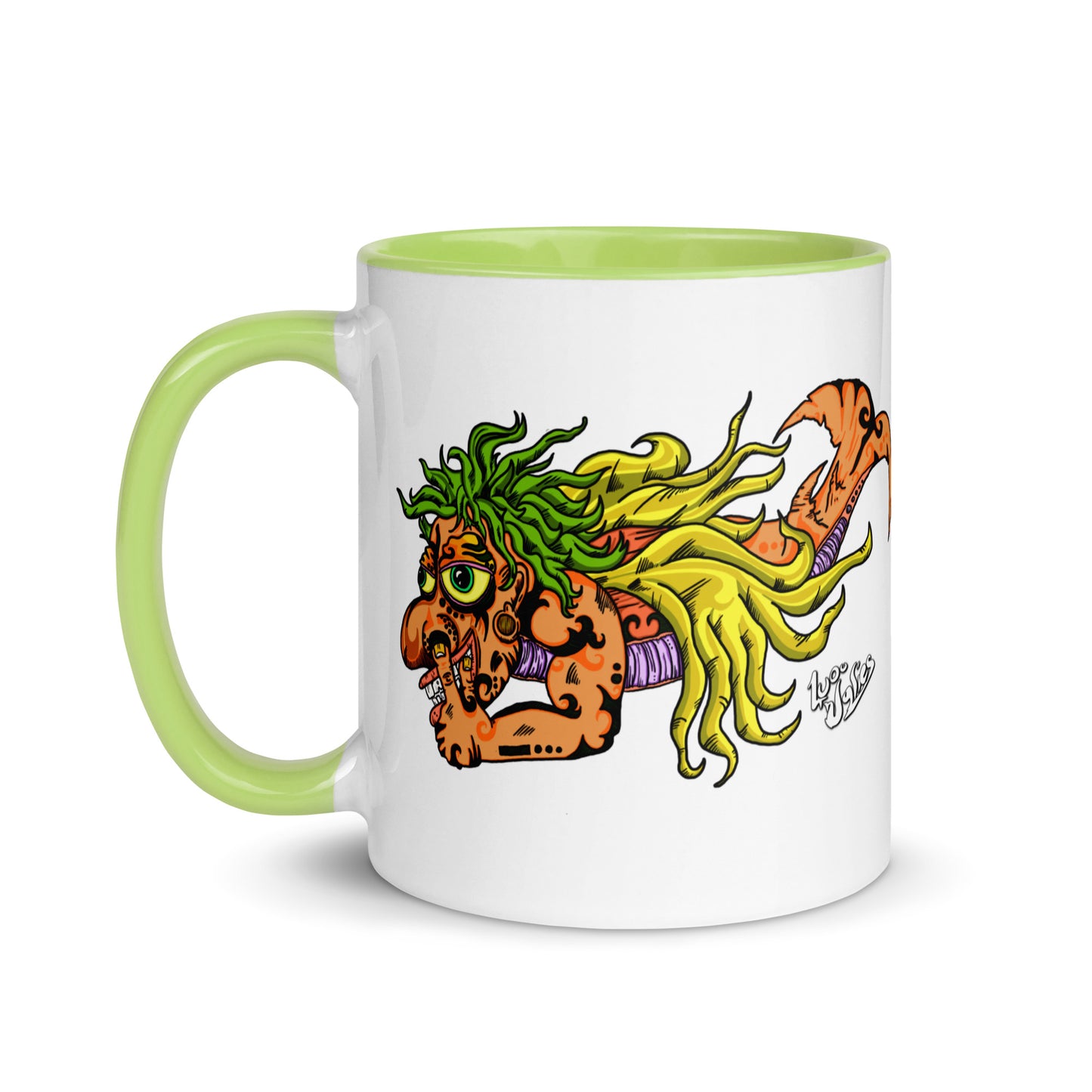 "Sewer Merman" Mug with Color Inside