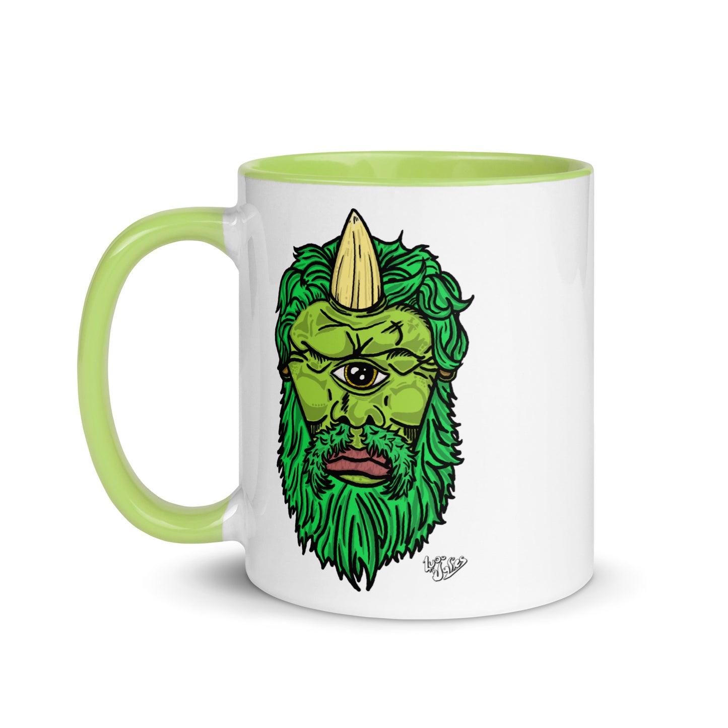 "Sir Chris The Cyclops" Mug with Color Inside